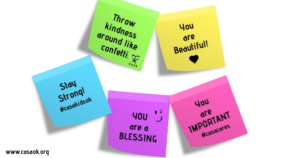 Throw Kindness around Like Confetti Sticky Note Inspiration